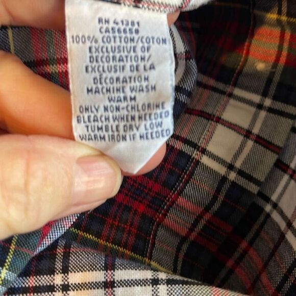 Ralph Lauren Button-Up Long Sleeve Collared Multicolor Plaid Shirt Size XL - Picture 4 of 4